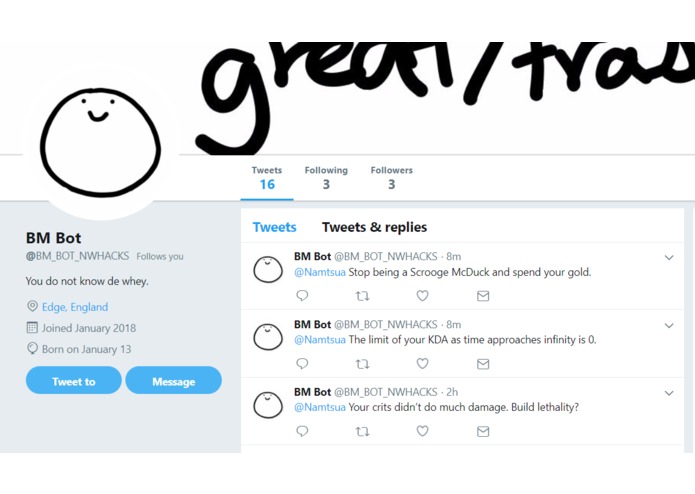 bmbot – screenshot 1