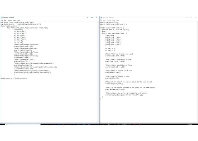 TransCompiler – screenshot 1