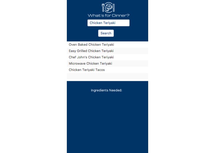 What's for Dinner? – screenshot 2