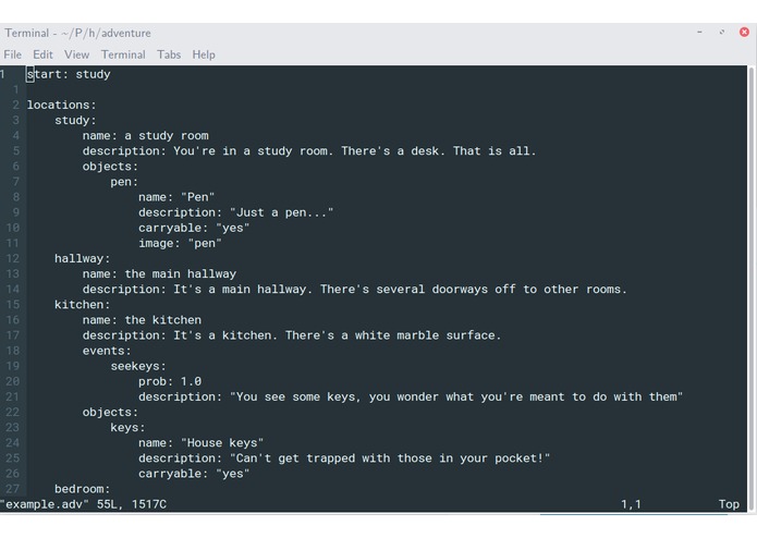 AdvLang – screenshot 1