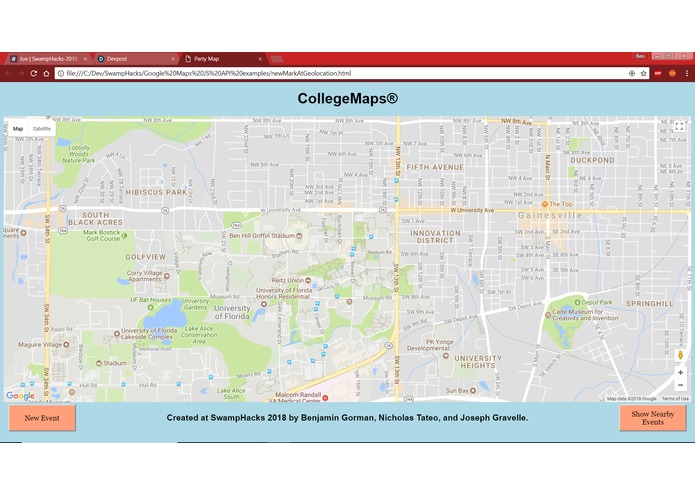 PartyMap – screenshot 1