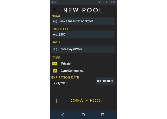 FitBet – screenshot 2