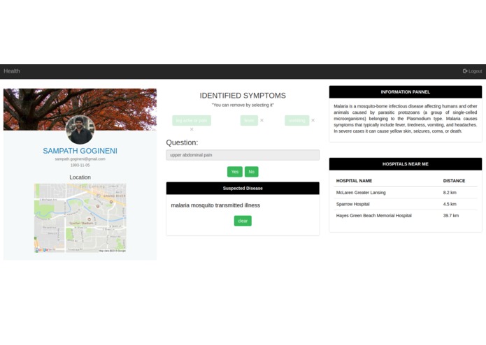 Your Virtual Doctor – screenshot 1