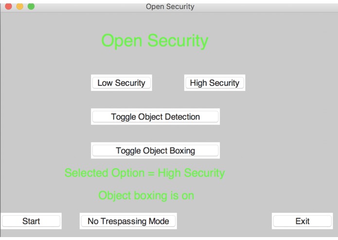 Open Security – screenshot 1