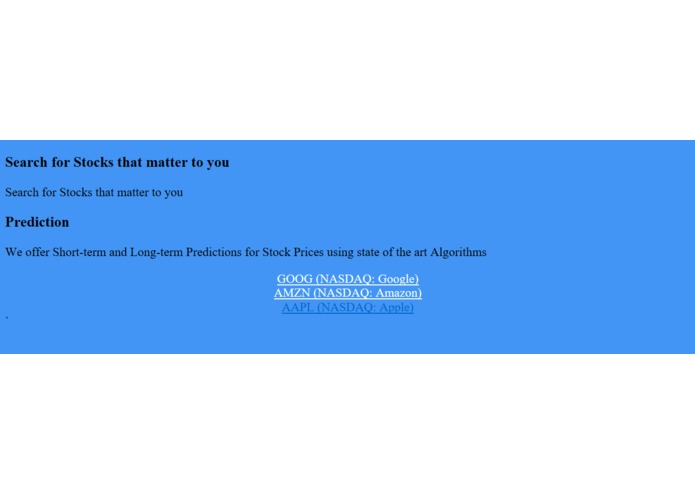 Predict Stocks – screenshot 1