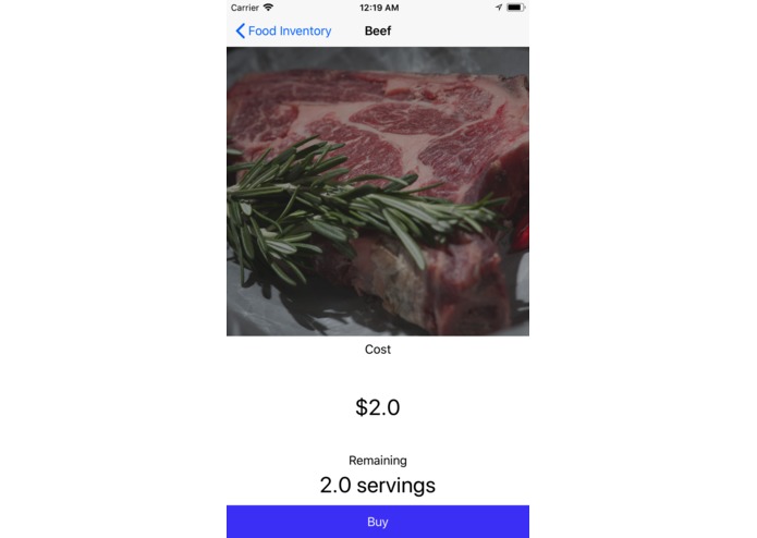 Food Inventory – screenshot 3