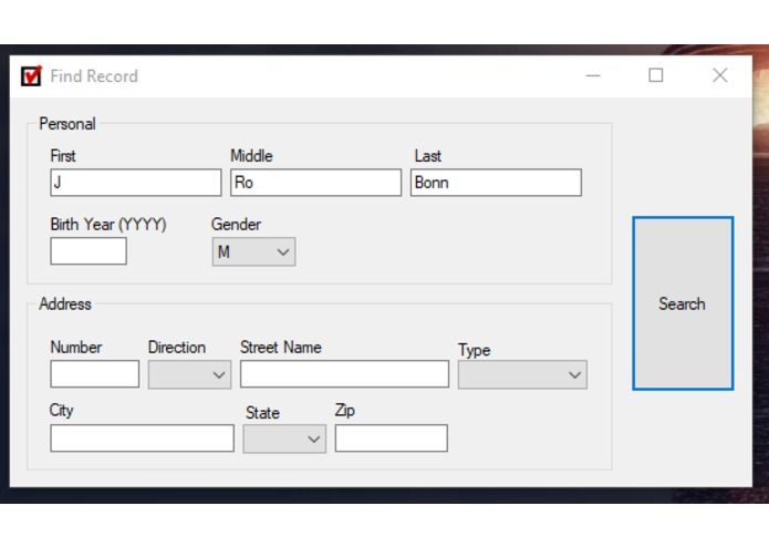 MiVoterInfo – screenshot 2
