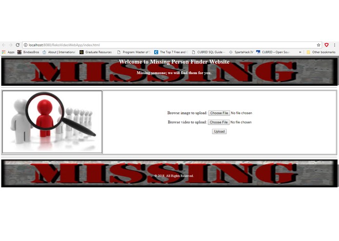 Missing Person Tracker – screenshot 1