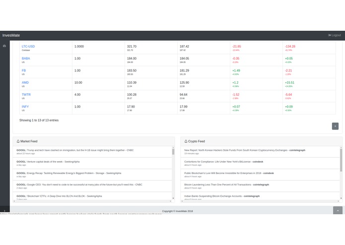 InvesMate – screenshot 2