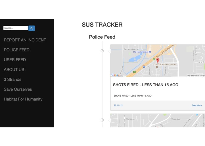 SusTracker – screenshot 1