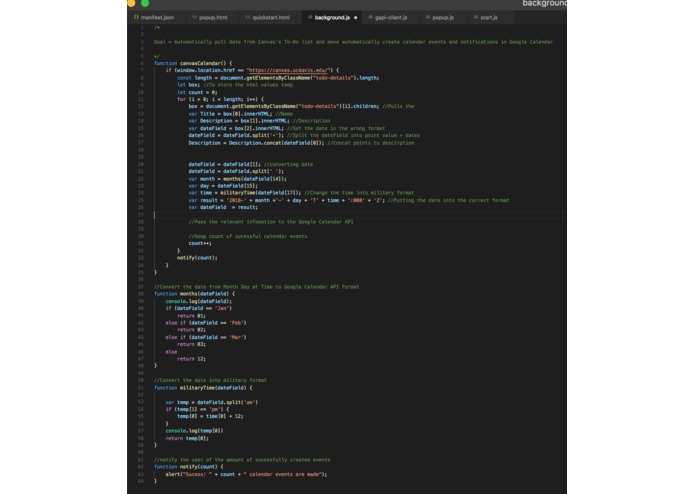 Canvas Calendar Converter – screenshot 1