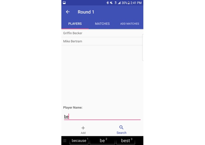 TournamentManager – screenshot 4