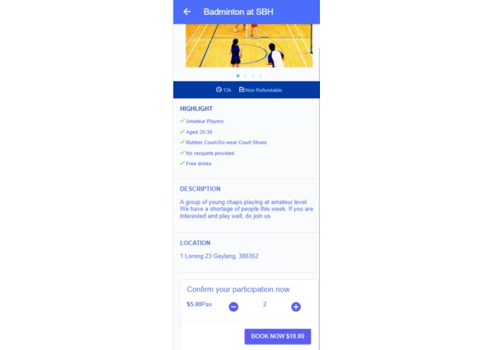 BD - GrabSport – screenshot 2