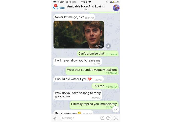 BS - Amicable Nice And Loving Bot – screenshot 6
