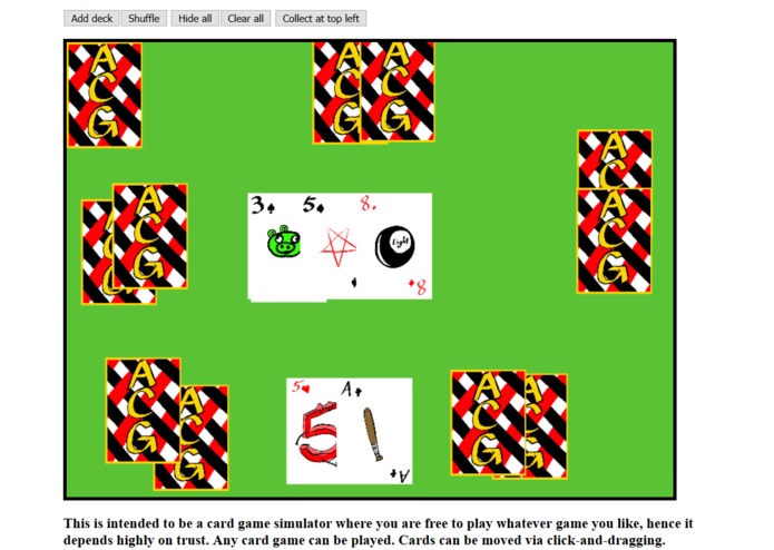 CF - Arbitrary card game – screenshot 2