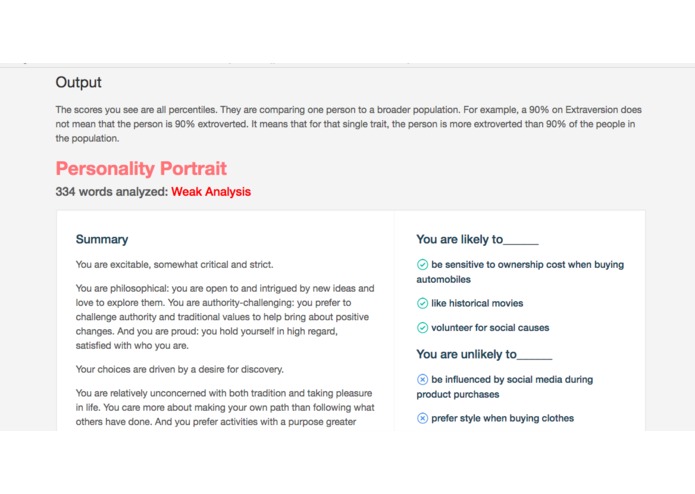 Personality Insights for Careers – screenshot 3
