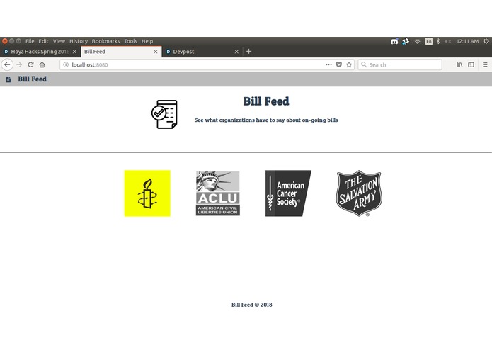Bill Feed – screenshot 2