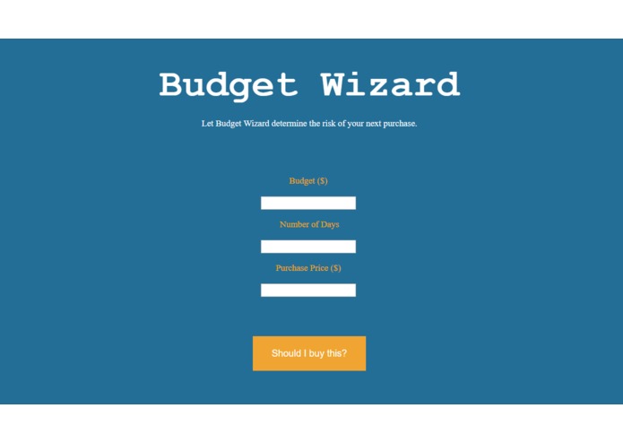 Budget Wizard – screenshot 1