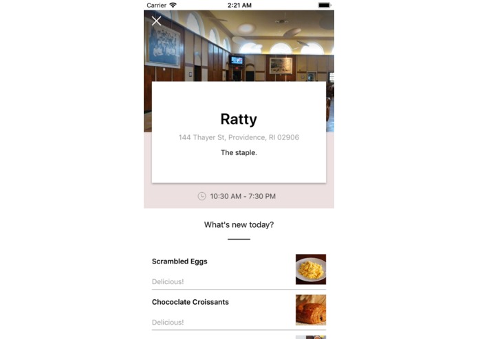 Brown Dining Service Menu – screenshot 3
