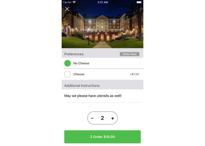 Brown Dining Service Menu – screenshot 1