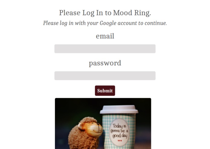 Mood Ring: a heart rate tracker for anxiety – screenshot 2