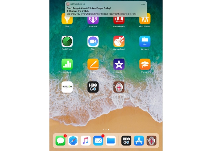 Brown Dining Service Menu – screenshot 4