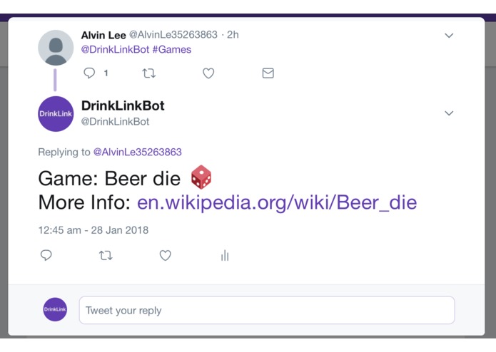 DrinkLink – screenshot 2
