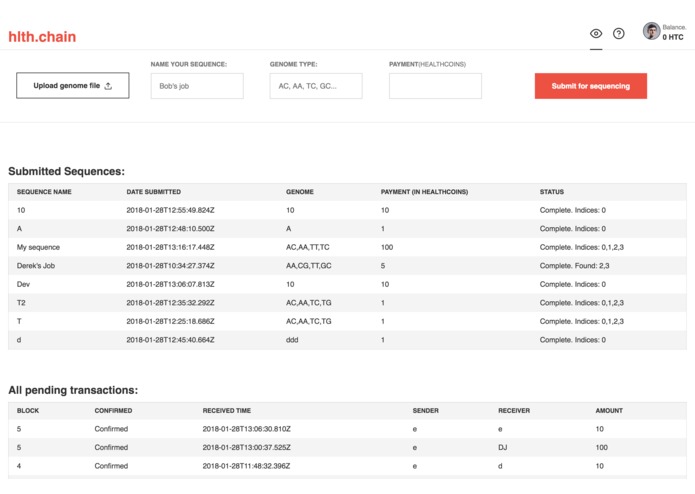 HealthCoin – screenshot 1
