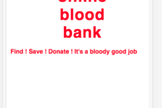 Online Blood Donation