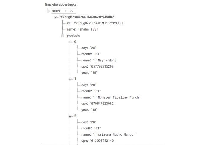 FIMS – screenshot 1
