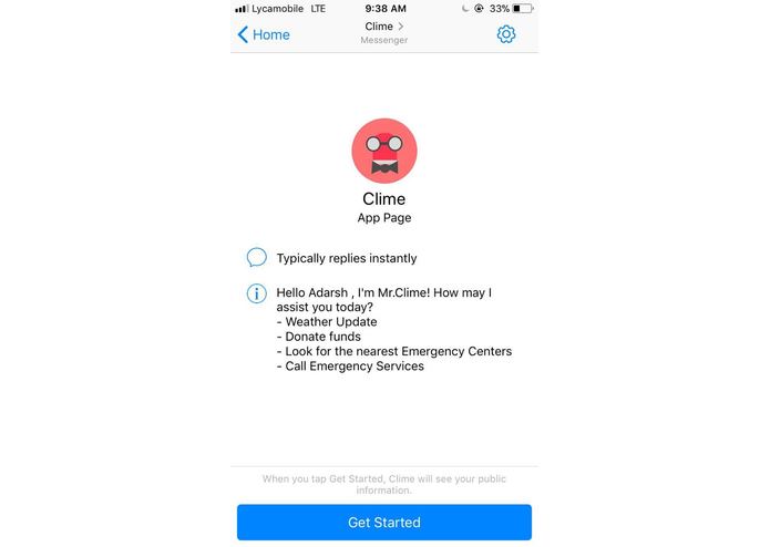 Clime: Emergency Digital Assistant – screenshot 1