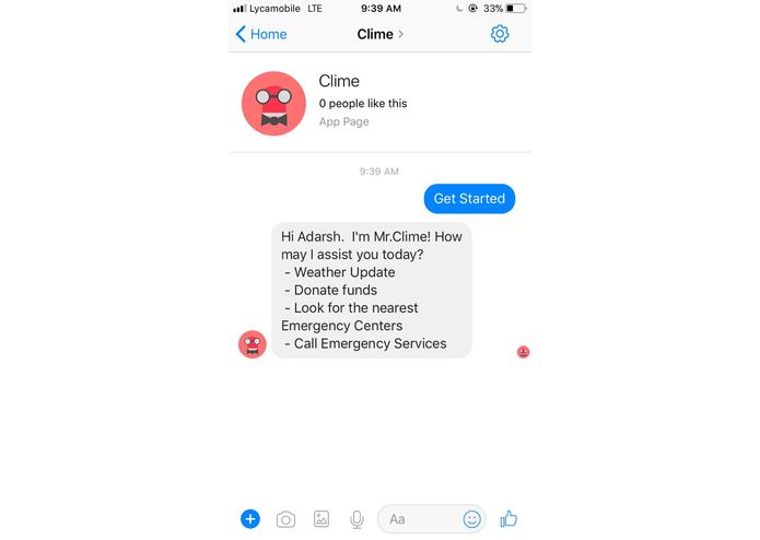 Clime: Emergency Digital Assistant – screenshot 2