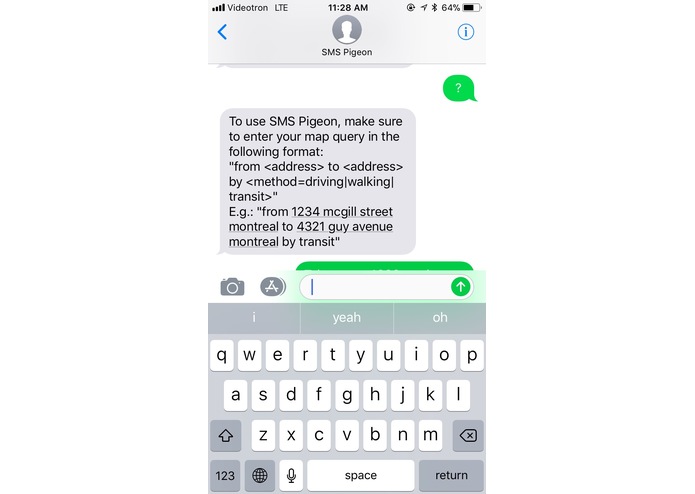 SMS Pigeon – screenshot 3