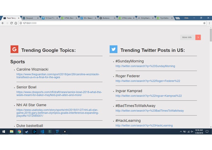 LiveTrendsCentral – screenshot 1
