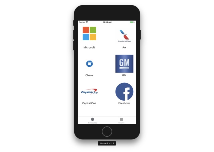 careerFair – screenshot 2