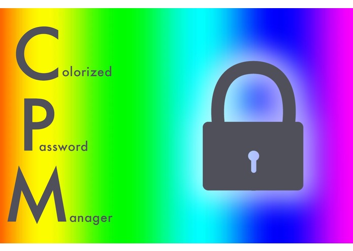 Colorized Password Manager – screenshot 1