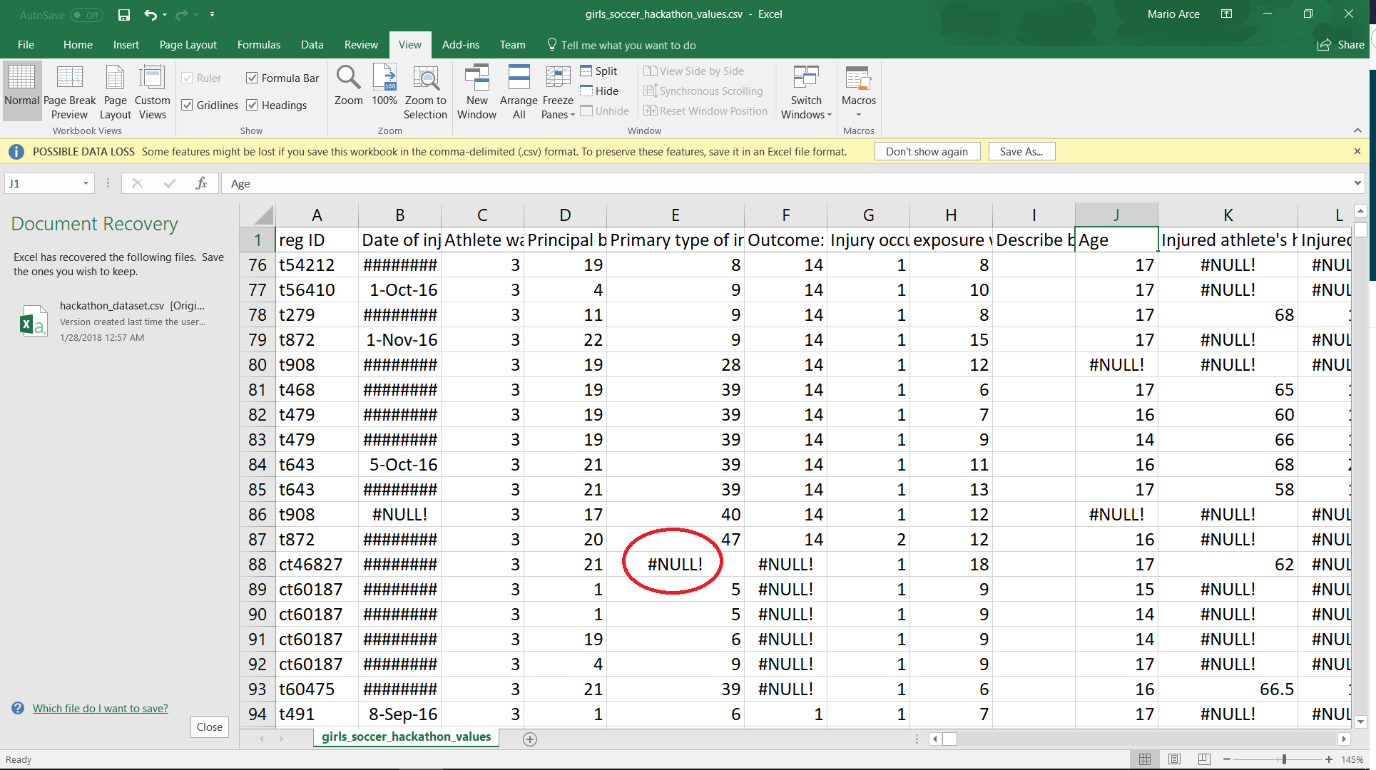 Sports Injury Data Analysis Devpost