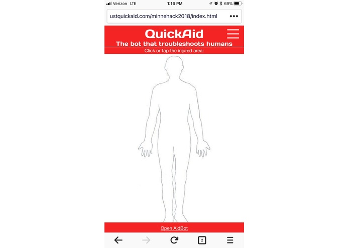 QuickAid – screenshot 1