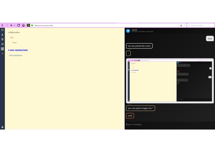 Tabstorm – screenshot 1