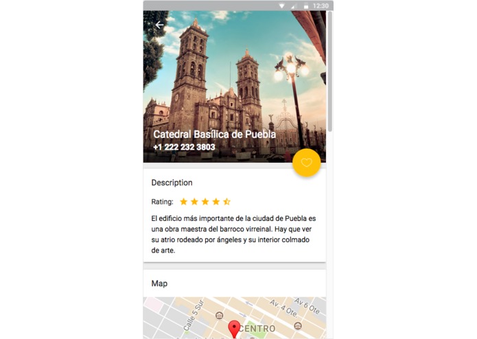 Puebla app – screenshot 3
