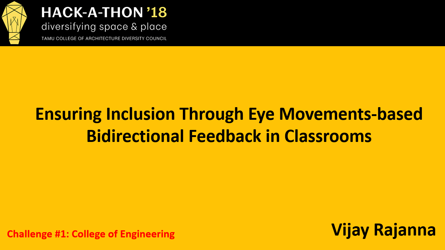 Ensuring Inclusion Through Eye Movementbased Feedback Devpost
