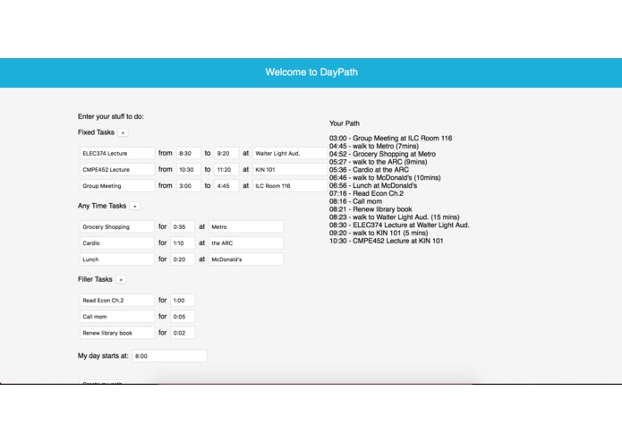 DayPath – screenshot 1