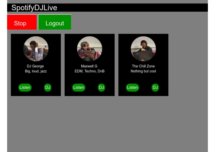 SpotifyDJLive – screenshot 1