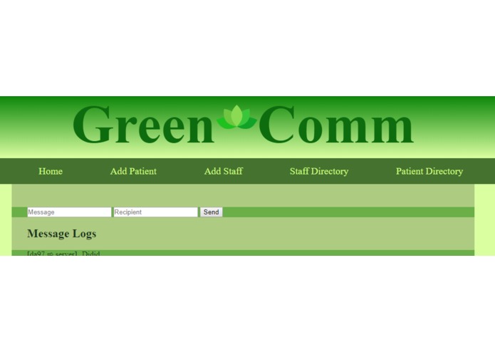 GreenComm – screenshot 1