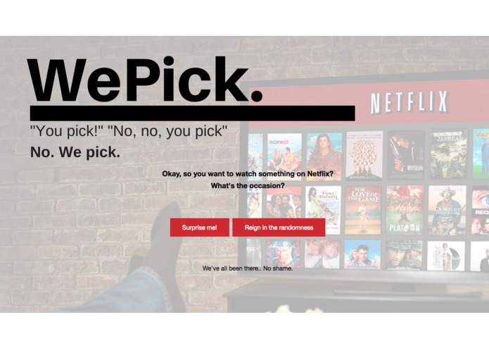 WePick – screenshot 2
