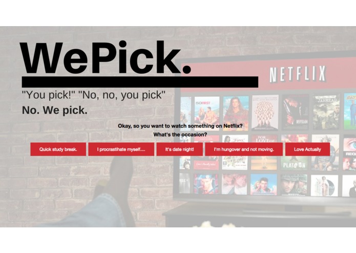 WePick – screenshot 1