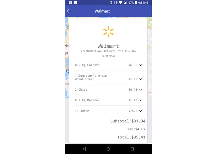 qReceipt – screenshot 2