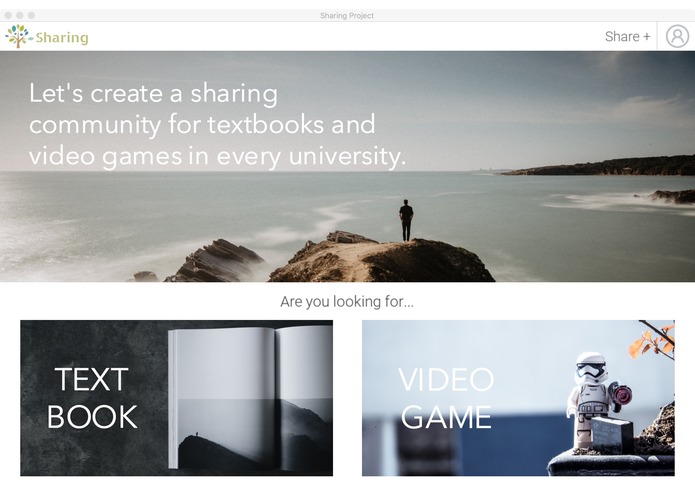 Sharing – screenshot 1