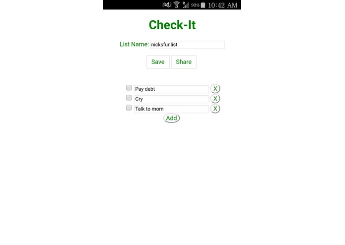 Check-It – screenshot 2