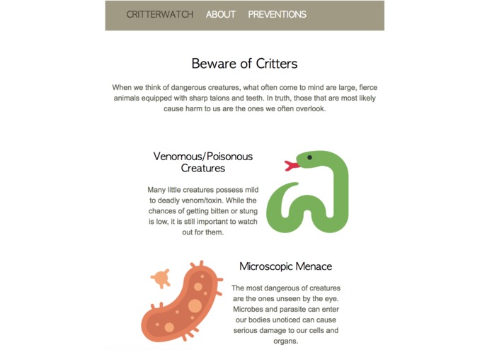 CritterWatch – screenshot 1